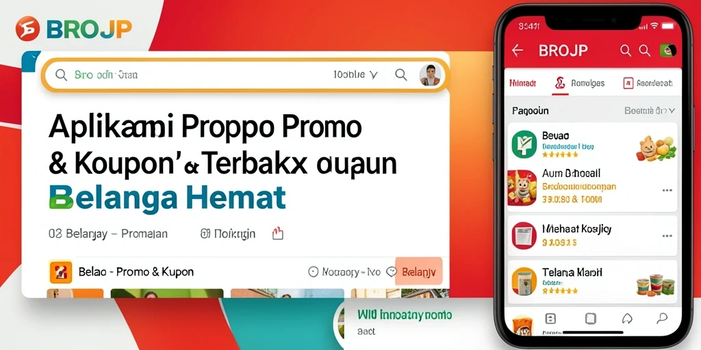 Tampilan antarmuka aplikasi BROJP yang menarik dan intuitif.