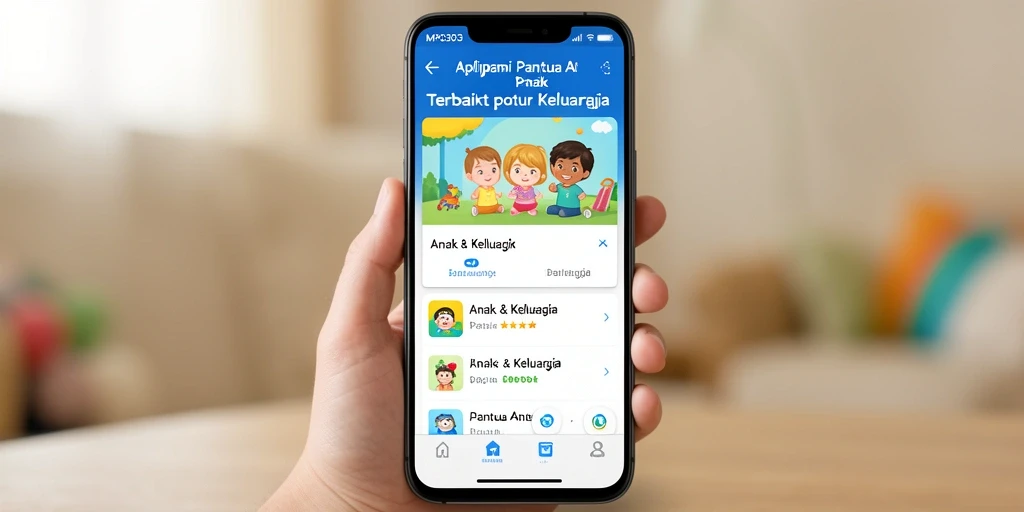 Antarmuka sederhana dan menyenangkan untuk anak-anak.